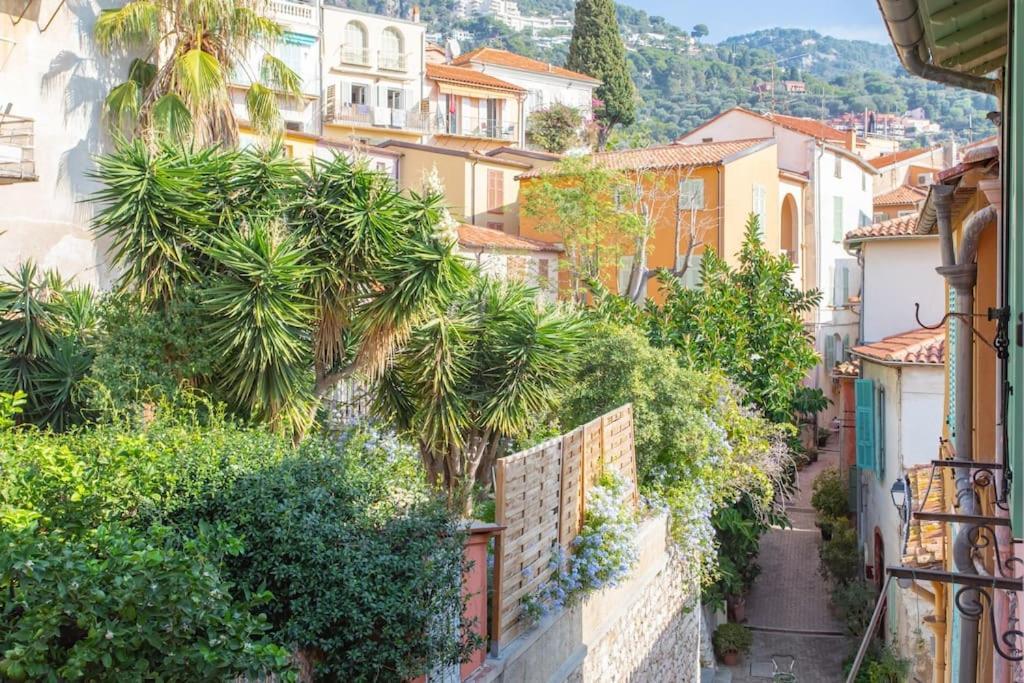 #40 Bright Sea View Suite For 6 2Mins Walk Port & Sea Villefranche-sur-Mer Bagian luar foto