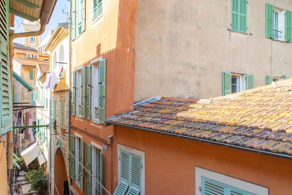#40 Bright Sea View Suite For 6 2Mins Walk Port & Sea Villefranche-sur-Mer Bagian luar foto
