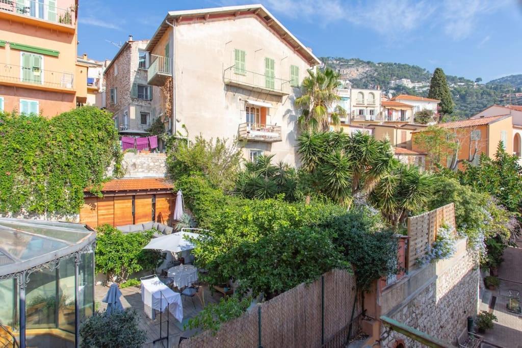#40 Bright Sea View Suite For 6 2Mins Walk Port & Sea Villefranche-sur-Mer Bagian luar foto